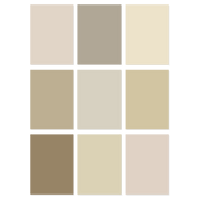 Beige paint sample pack peel and stick swatches