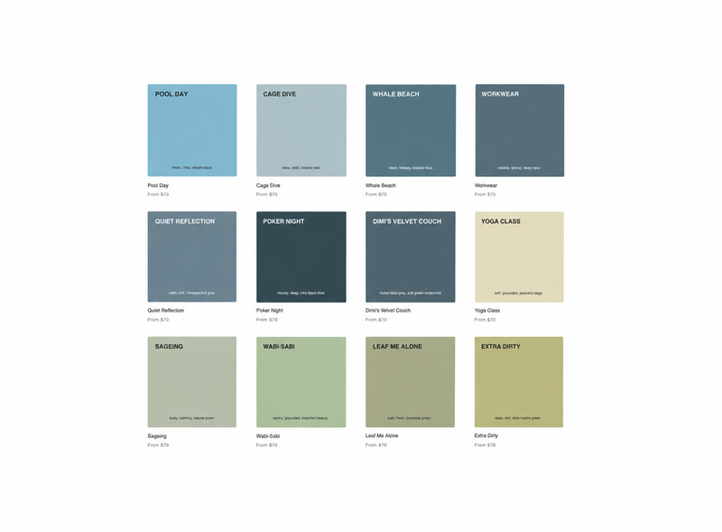 Order your paint