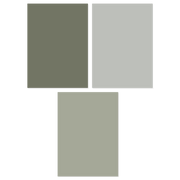 Grey green paint sample pack peel and stick swatches