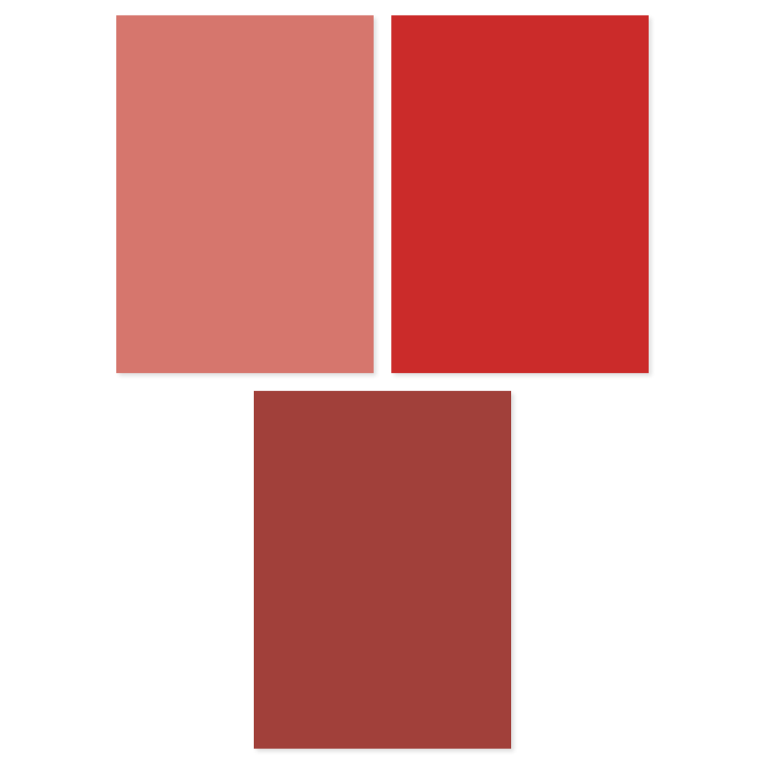 Red paint sample pack peel and stick swatches