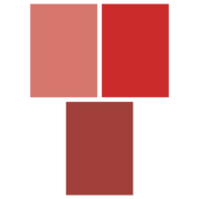 Red paint sample pack peel and stick swatches