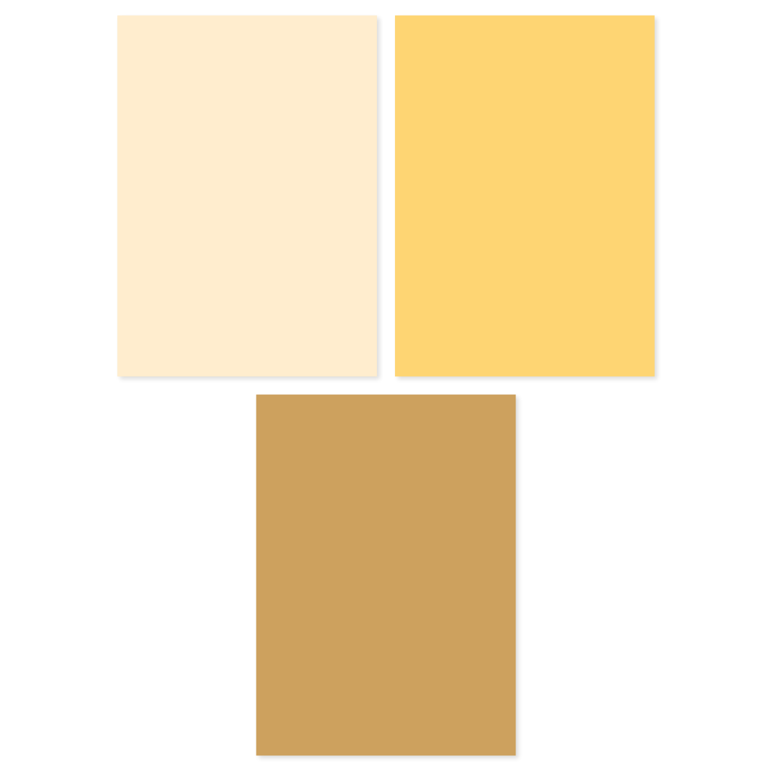 Yellow paint sample pack peel and stick swatches