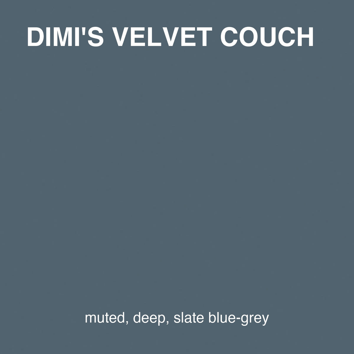 Dimi's Velvet Couch colour tile