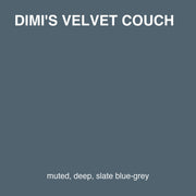 Dimi's Velvet Couch colour tile