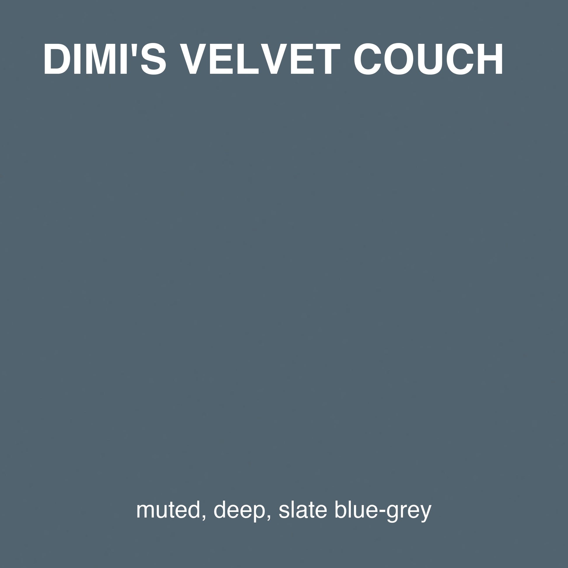 Dimi's Velvet Couch colour tile