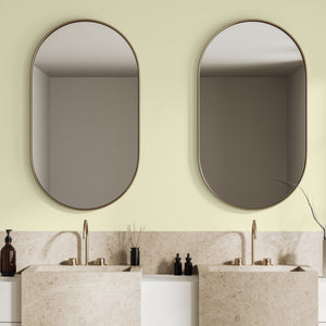 Modern dual-sink bathroom vanity