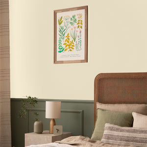Two-tone green wall