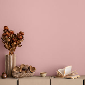 Minimalist pink decor
