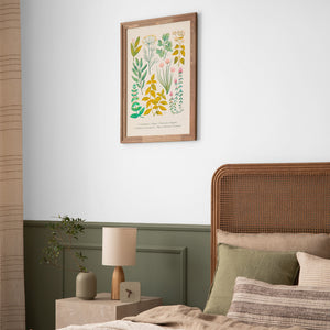 Two-tone green wall