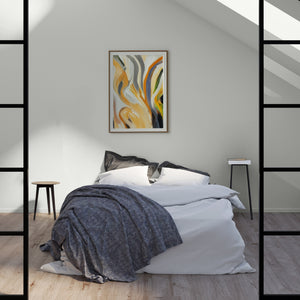 Warm off-white bedroom wall
