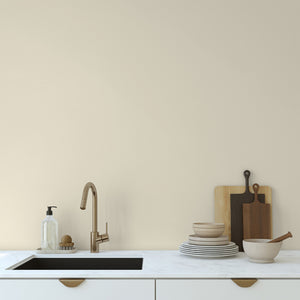 Minimalist beige kitchen decor

