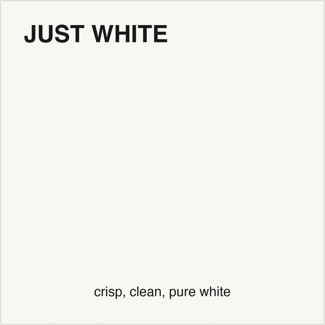 Just White colour tile
