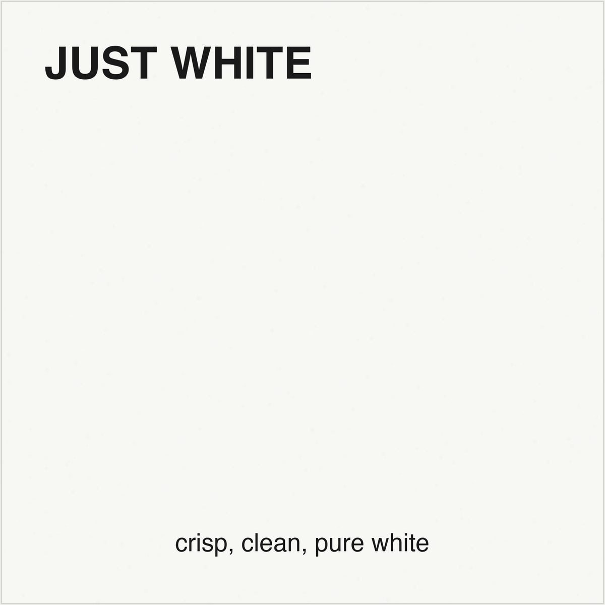 Just White colour tile