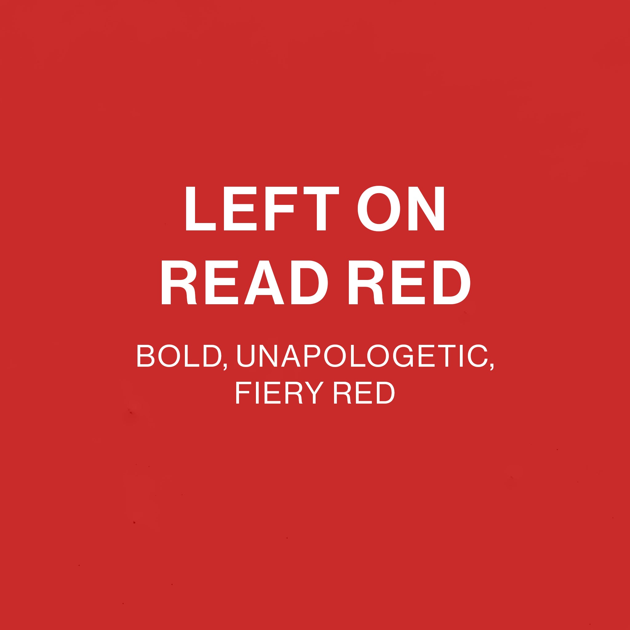 Left on Read Red colour tile