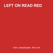 Left on Read Red colour tile