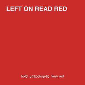 Left on Read Red colour tile