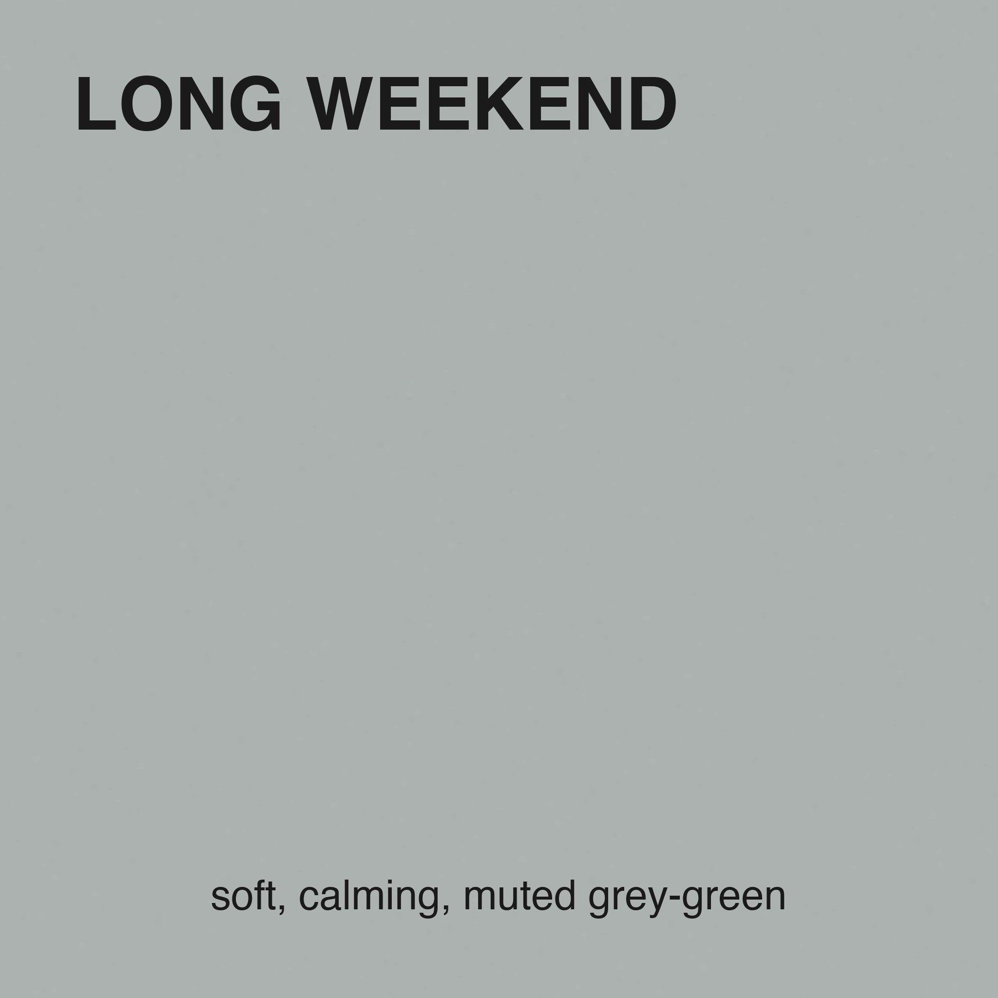 Long Weekend colour tile
