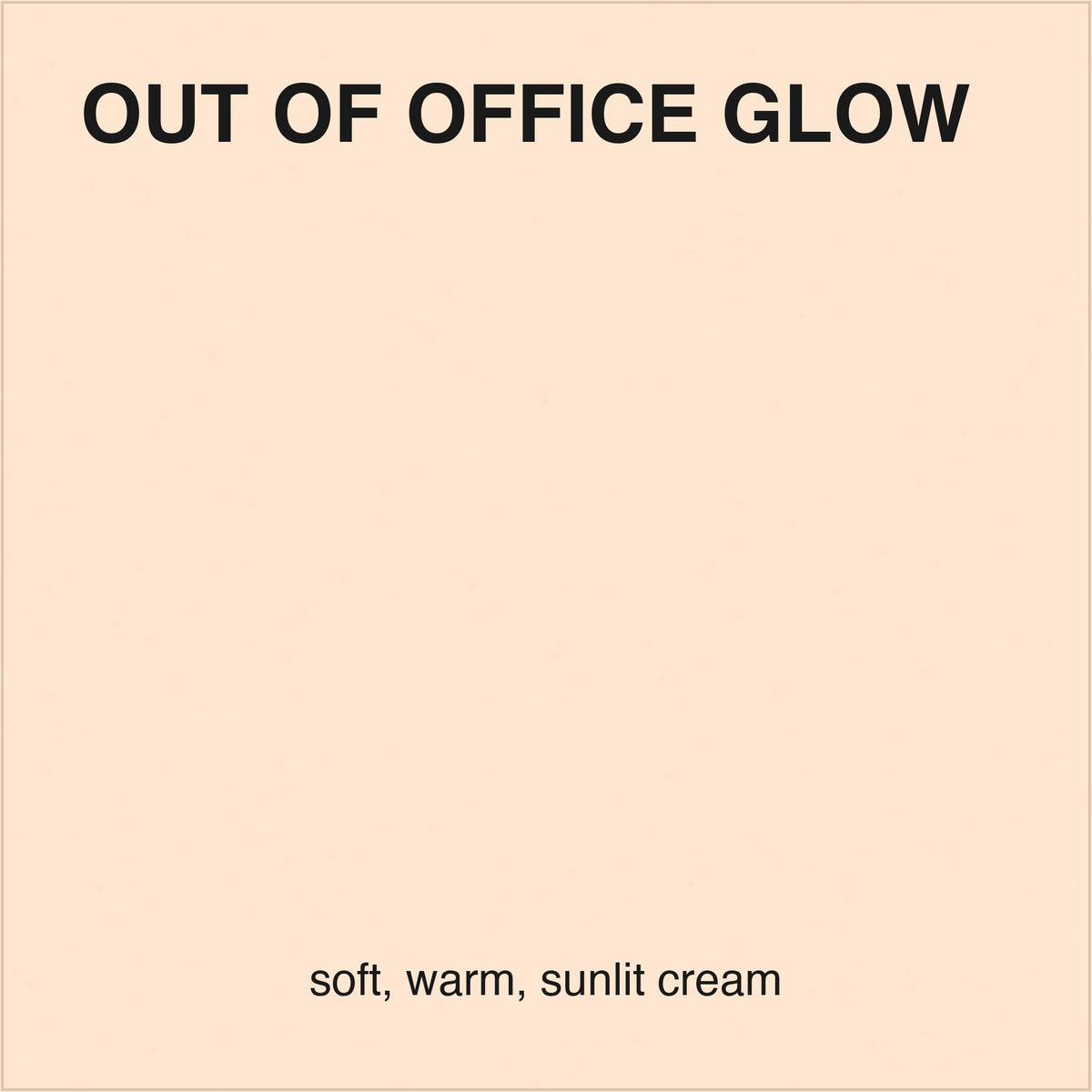Out of Office Glow colour tile