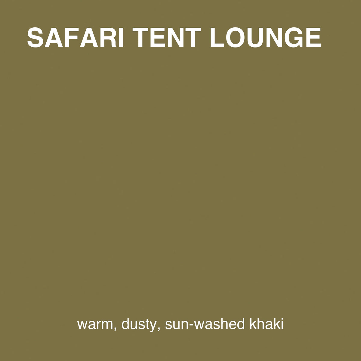 Safari Tent Lounge colour tile