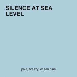 Silence at Sea Level colour tile