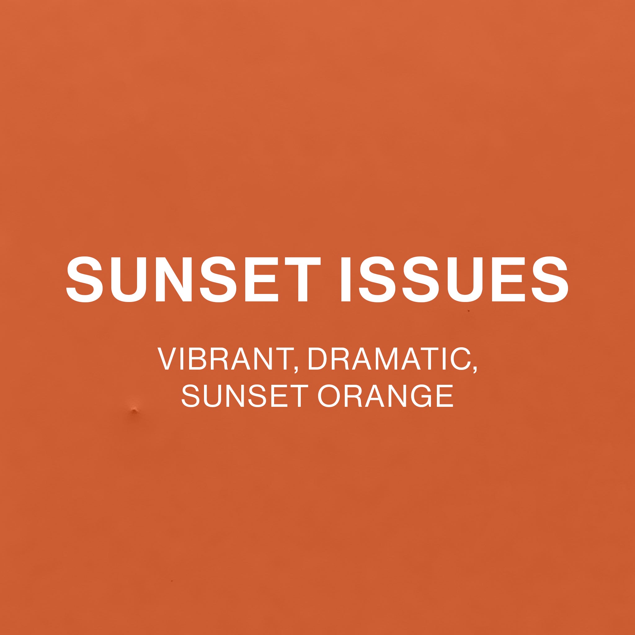 Sunset Issues colour tile