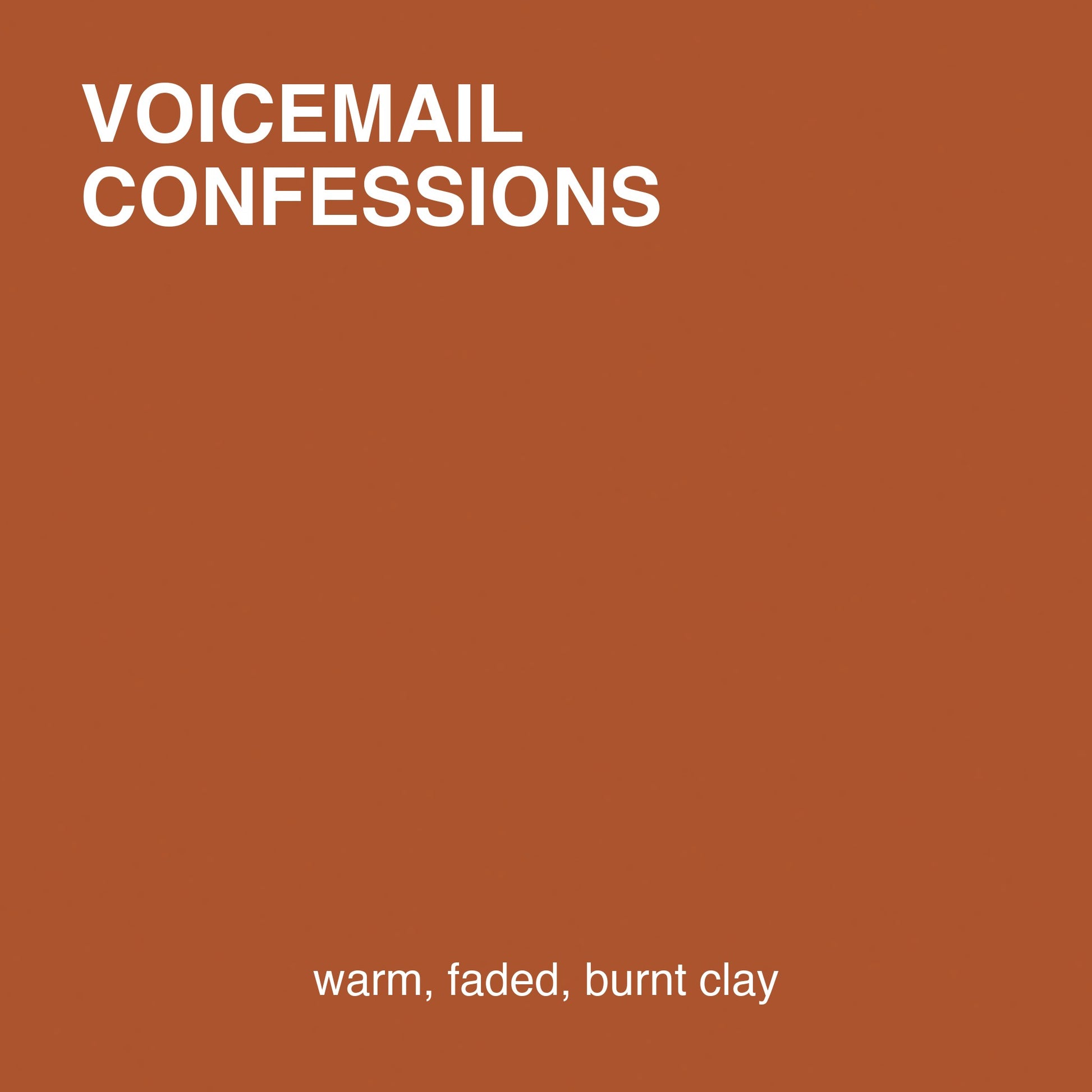 Voicemail Confessions colour tile